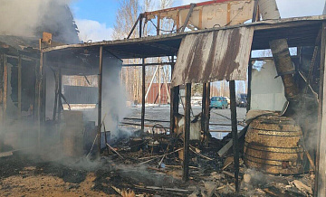 В Ленинградской области возбудили дело после пожара в кафе