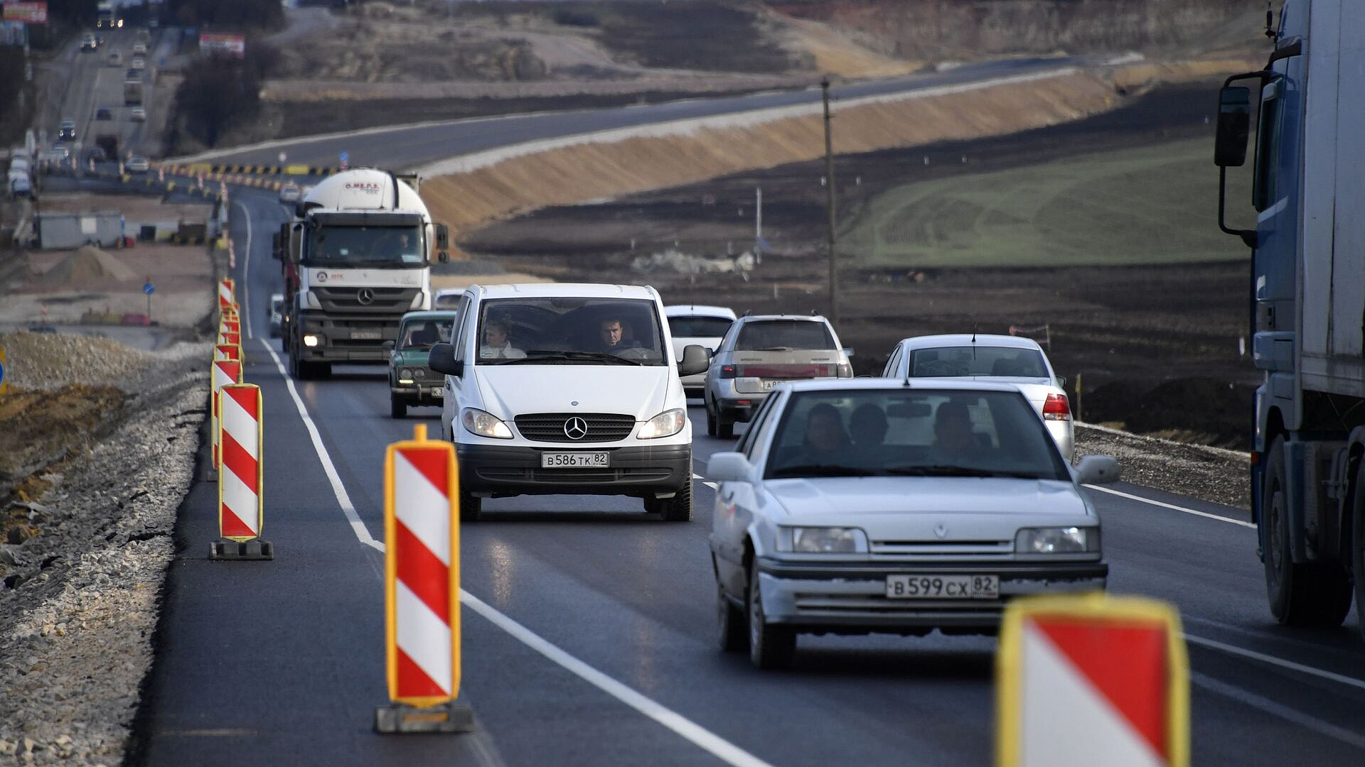 Движение по автодороге Джанкой — Феодосия восстановили