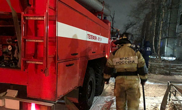 В Петербурге загорелся ресторан