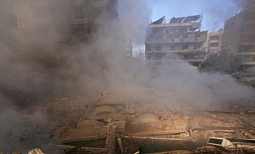 В Бейруте россияне сдали кровь для нужд раненых ливанских граждан