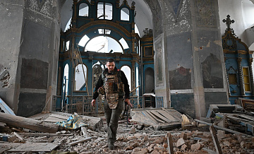 ВСУ разрушили и разграбили храм в селе Черкасское Поречное