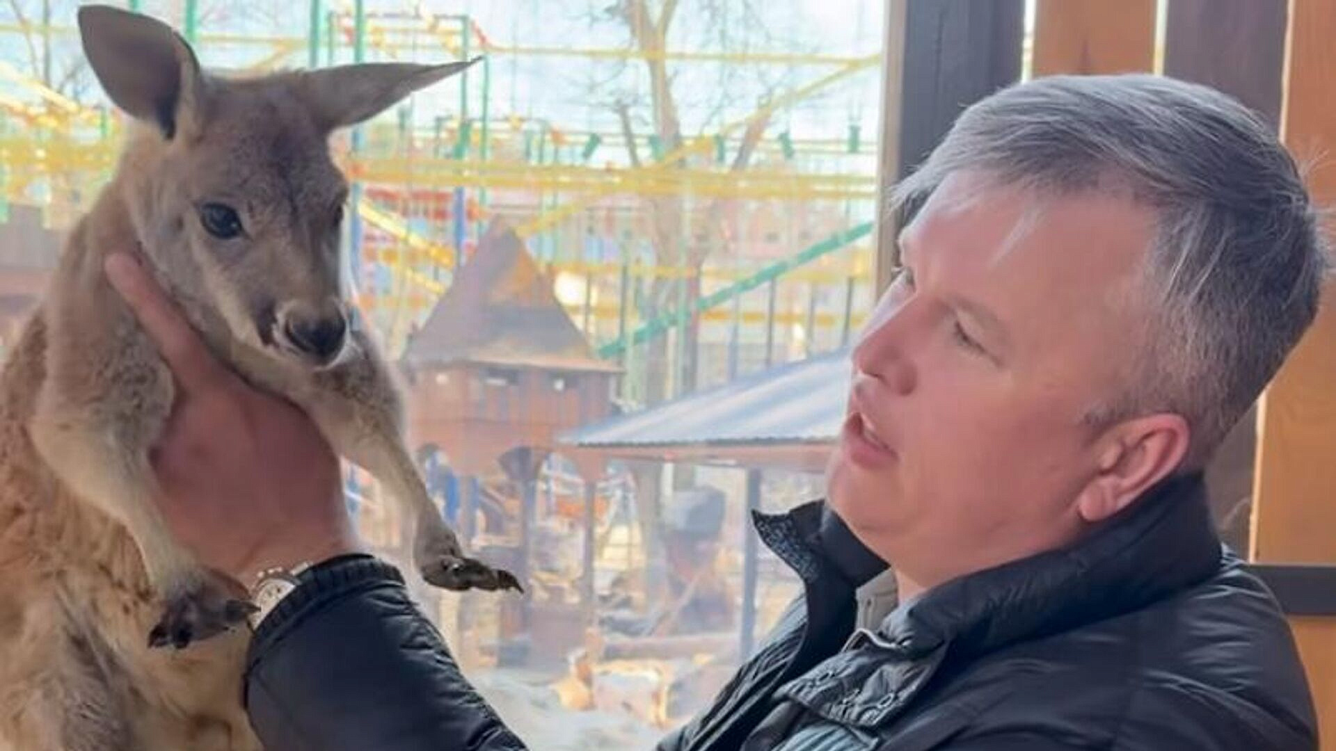 В крымском зоопарке родился кенгуренок