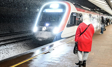 На станции МЦД-4 Нижегородская  подтопило часть платформы