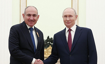 Путин поздравил Пашиняна с днем рождения