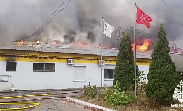 В Туле ликвидировали пожар в помещениях хлебопекарни