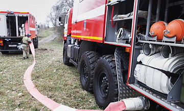 В Крыму локализовали ландшафтный пожар на площади 56 гектаров
