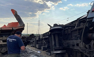 Водитель "Камаза", врезавшегося в поезд под Волгоградом, был трезв