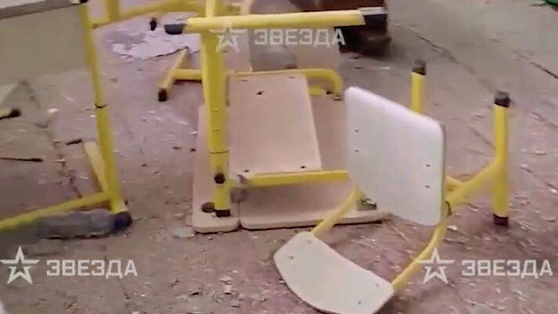 Рядом со школой в Великой Знаменке не было военных объектов