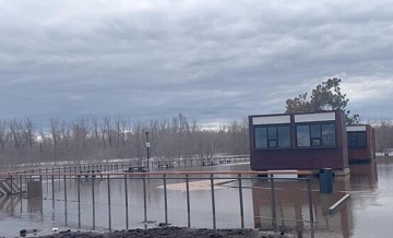 В Оренбурге частично затопило дома и конный клуб
