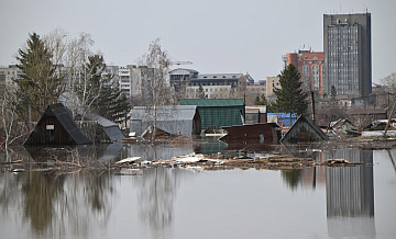 Уровень воды в реке Тобол у Кургана снизился на 17 сантиметров