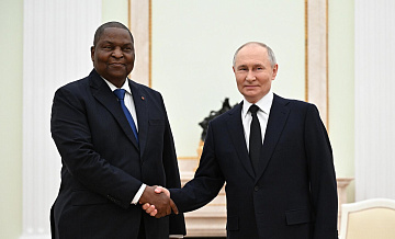 Президент ЦАР поблагодарил Путина за поставку злаков
