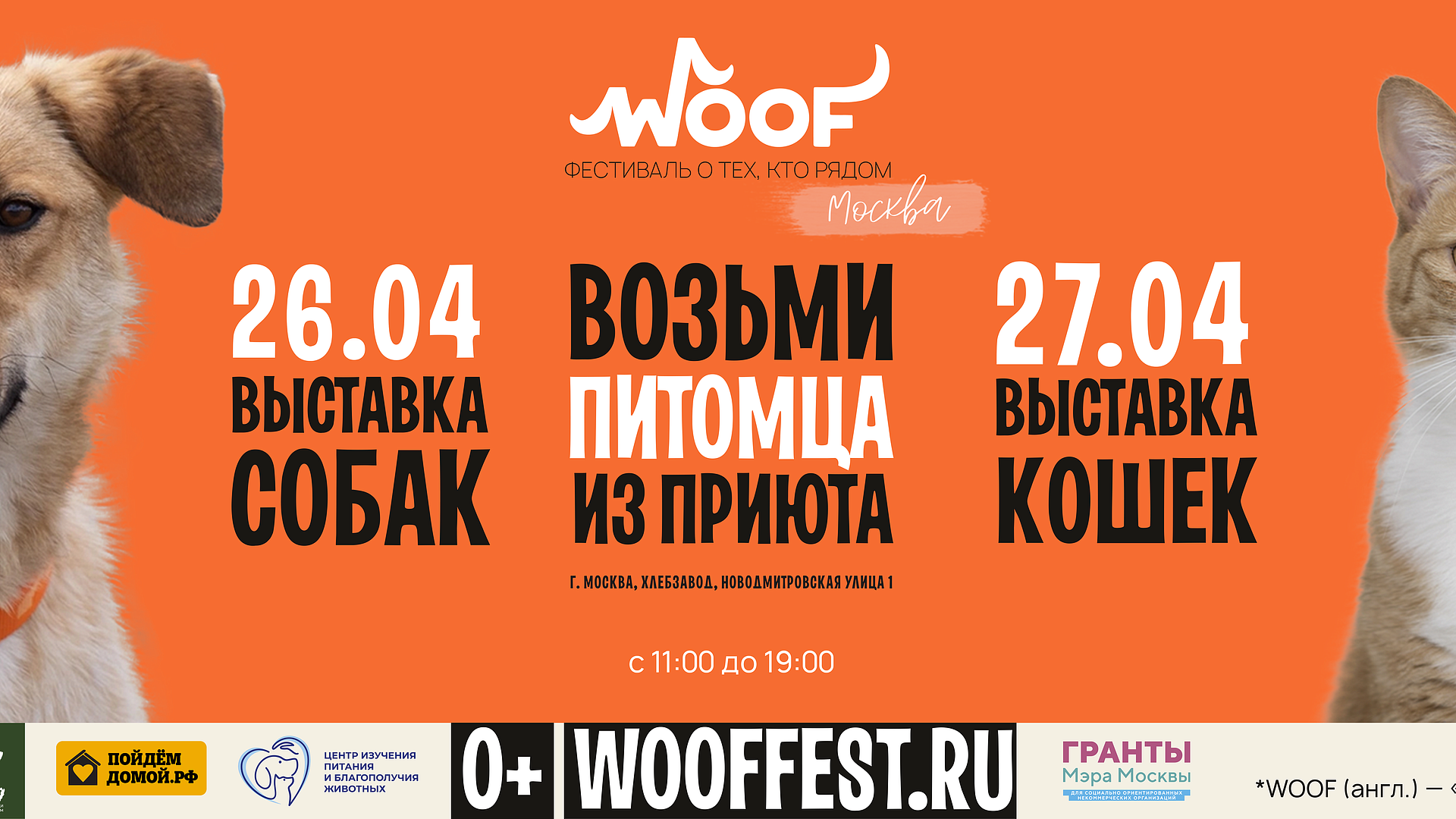 В Москве пройдет благотворительный фестиваль в поддержку животных В Москве пройдет благотворительный фестиваль в поддержку животных