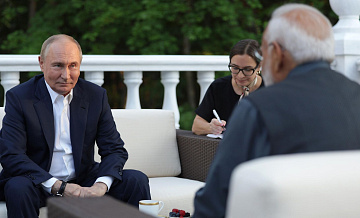 В Кремле рассказали о неформальном общении Путина и Моди