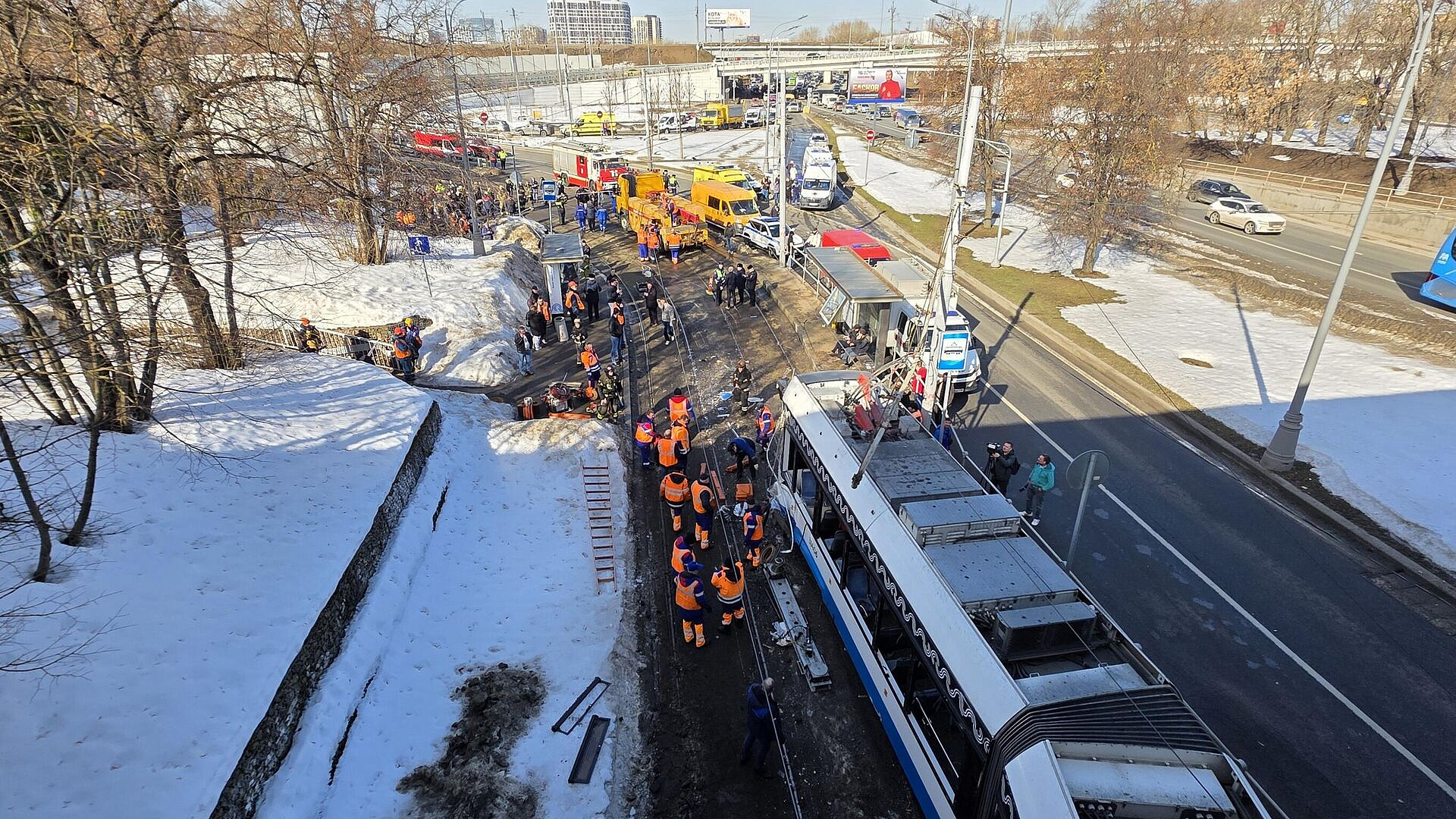 Дептранс назвал причину ДТП с трамваями на северо-западе Москвы