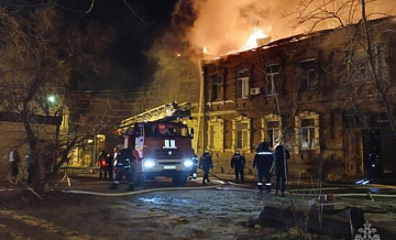 Открытое горение в Астрахани, где загорелся жилой дом, ликвидировано