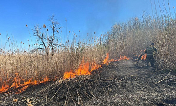 На Ставрополье ликвидировали открытое горение