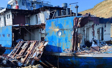 Минтранс рассказал о демонтаже севшего на мель танкера "Волгонефть-239"