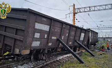 В Приамурье три вагона с углем сошли с рельсов