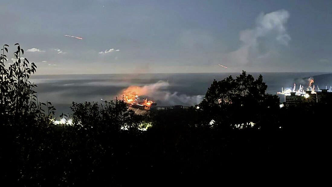 В Туапсе ликвидировали открытое горение на морском терминале