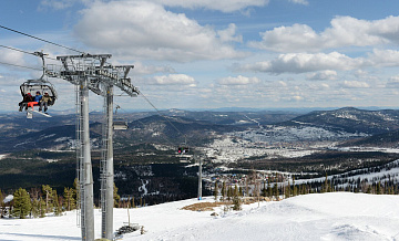 В Шерегеше закрыли канатную дорогу