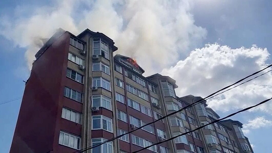 В Подольске локализовали возгорание мансарды жилого дома