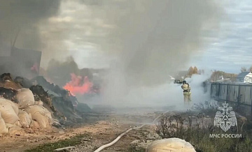 Под Владимиром ликвидировали открытое горение в производственном здании