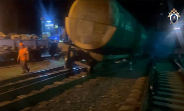 В ЕАО произошел сход с путей пяти вагонов-цистерн