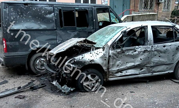 При ночном ударе ВСУ по Донецку пострадали автомобили