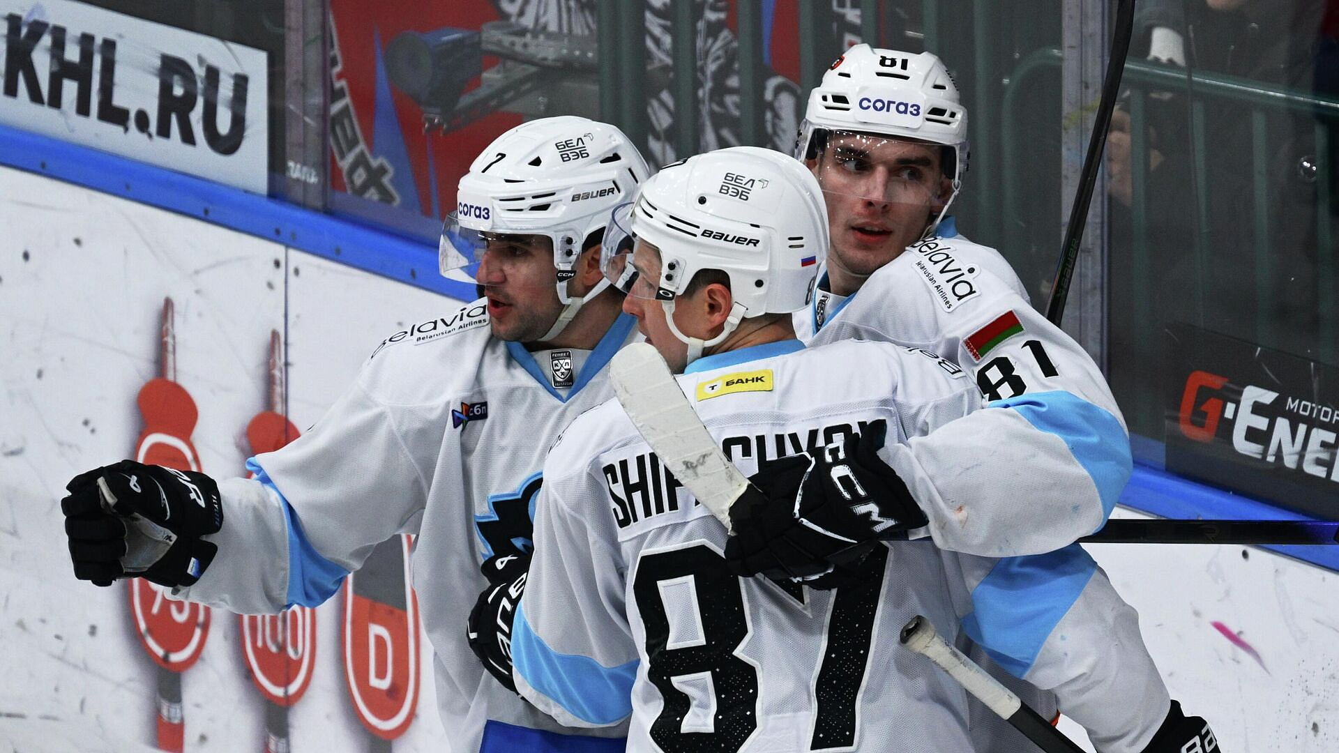 Минское "Динамо" выиграла 2-й матч серии плей-офф КХЛ с "Динамо" из Москвы