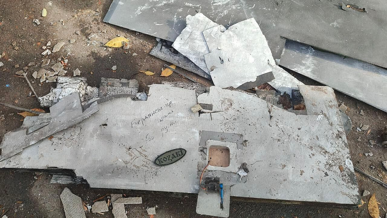 Балицкий опубликовал фото послания ВСУ на дроне, атаковавшем Бердянск