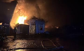 Пожар на складе в подмосковной Сходне ликвидировали