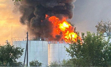 В Тамбовской области ликвидировали открытое горение на нефтебазе