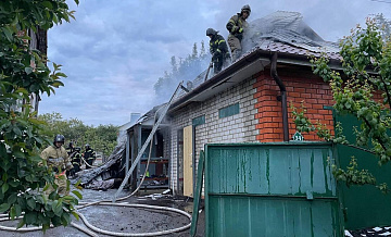 Жительница поселка Дубовое рассказала о пожаре после обстрела ВСУ