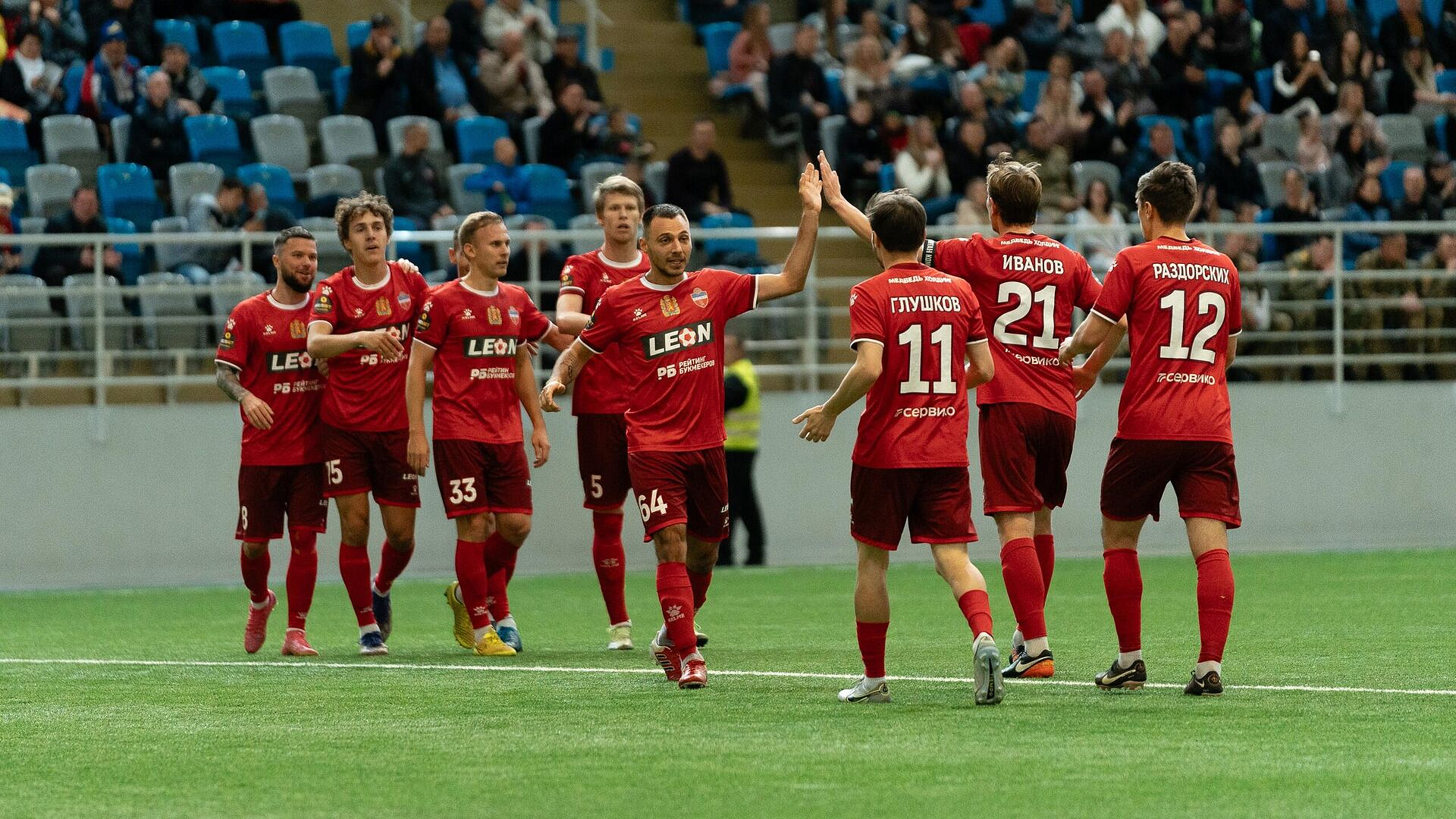 Футболисты "Енисея" обыграли "КАМАЗ" в матче Первой лиги