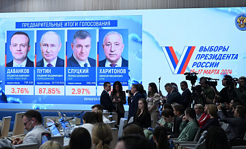 Путин набрал 88,56 процента голосов на выборах на Ставрополье