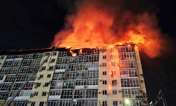 В доме в Анапе, где произошел пожар, повреждены 36 квартир