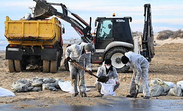 На Кубани снизилась интенсивность выбросов мазута на пляжах