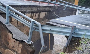 В Бурятии начались восстановительные работы на месте размыва