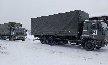 Новгородский депутат отправил три "Камаза" со стройматериалами в зону СВО