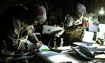 Расчет БПЛА "СТ-КВО" уничтожил под Херсоном артиллерию ВСУ