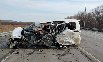 При столкновении двух иномарок в Приморье погиб человек