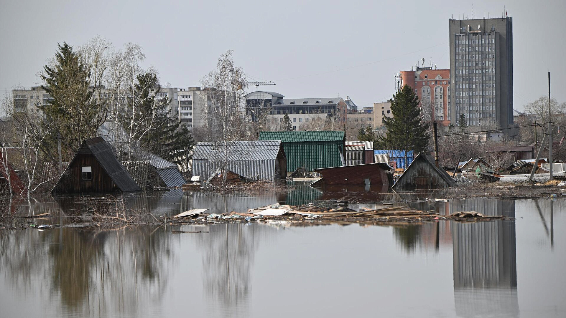 Уровень воды в реке Тобол у Кургана снизился на 10 сантиметров