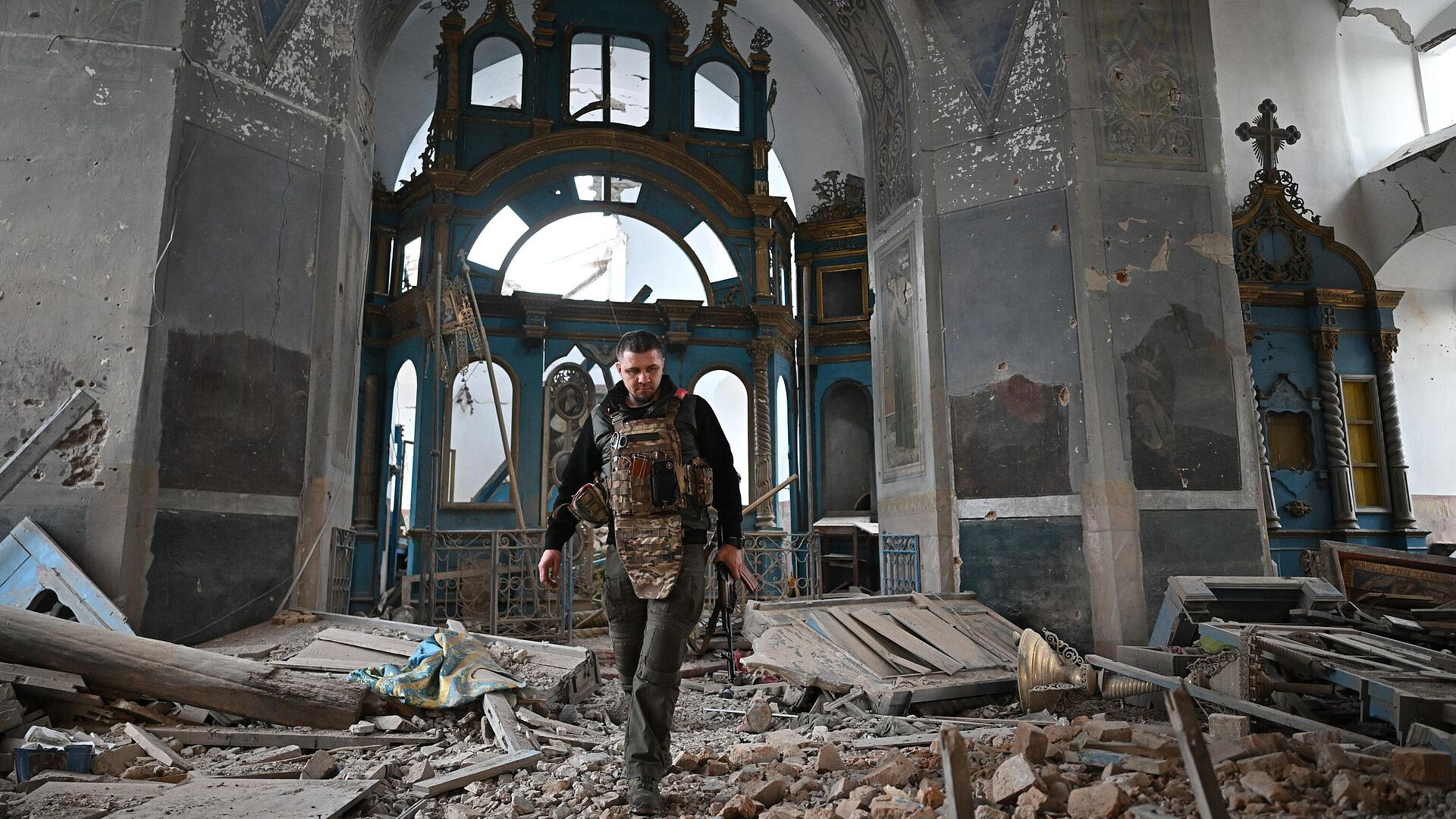 Бойцы ВС России обнаружили тела жителей Черкасского Поречного в церкви