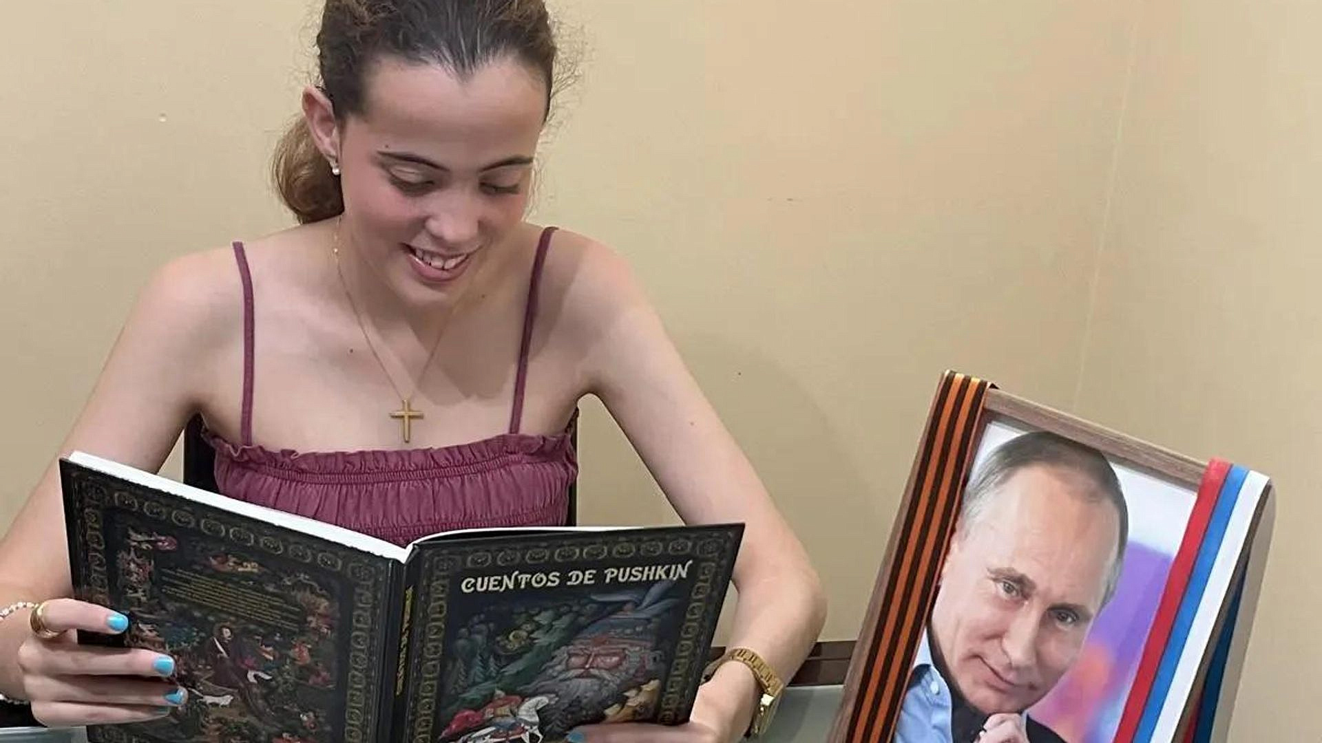 Написавшая Путину испанская школьница призналась в любви к русской культуре