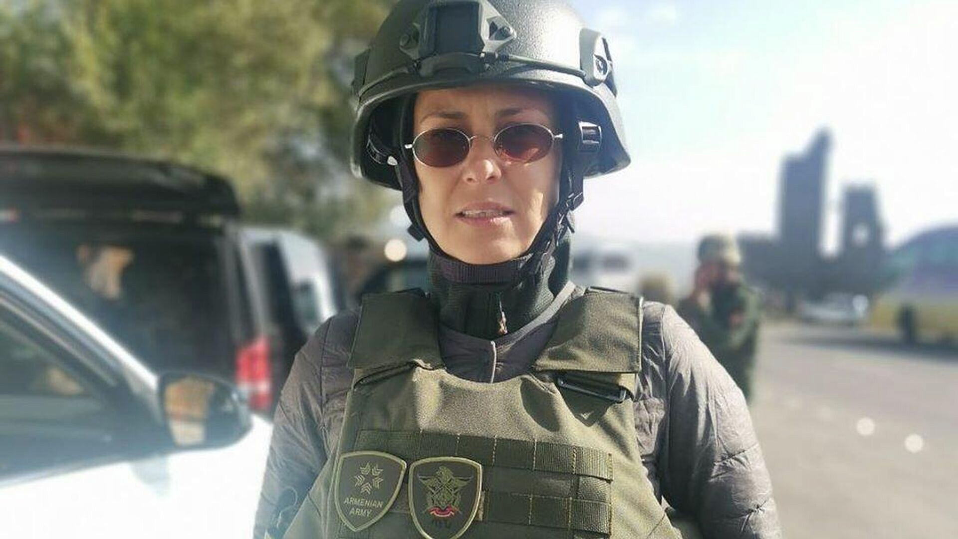 Чичерина выступила с концертом в зоне спецоперации