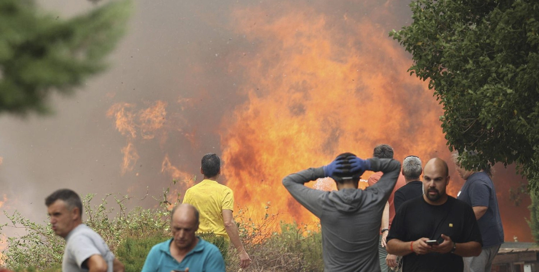 В Испании бушуют природные пожары