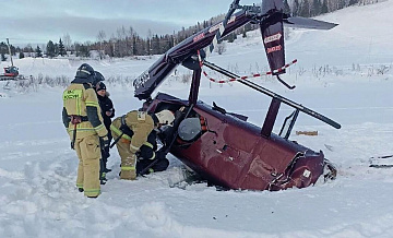 Росавиация назвала падение вертолета в Пермском крае катастрофой