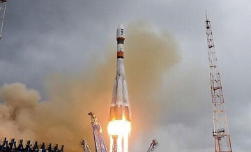 Минобороны показало пуск "Союза-2.1а" со спутником с Плесецка