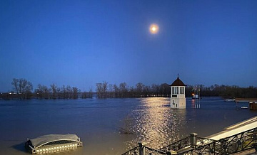 Уровень воды в реке Ишим в Тюменской области достиг 768 сантиметров