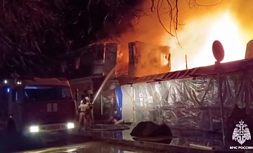 В Анапе ликвидировали открытое горение в пансионате